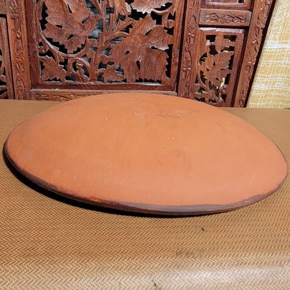 Ginger Cazan Redware 10.5 Inch South Carolina Plate - Picture 11 of 13